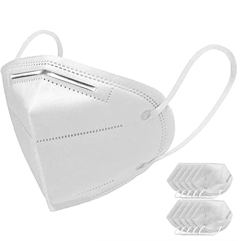 KN95 Face Mask OVER EAR STRAPS (Pack of 5) FREE SHIPPING