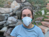 KN95 Face Mask OVER HEAD STRAPS (Pack of 5) FREE SHIPPING